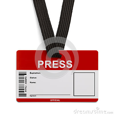 press-id-card-red-white-pass-white